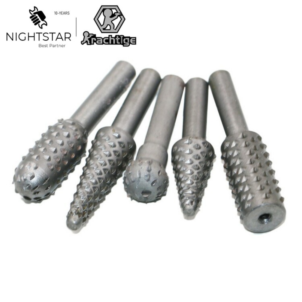 Woodworking Rasps And Files - Krachtige 5Pcs Rotary Rasp HSS Grinding