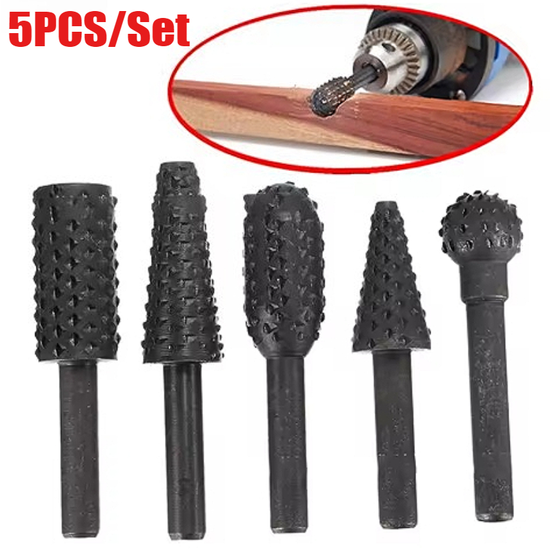 Woodworking Rasps And Files - 5pcs Rasp File Drill Bits Rasp