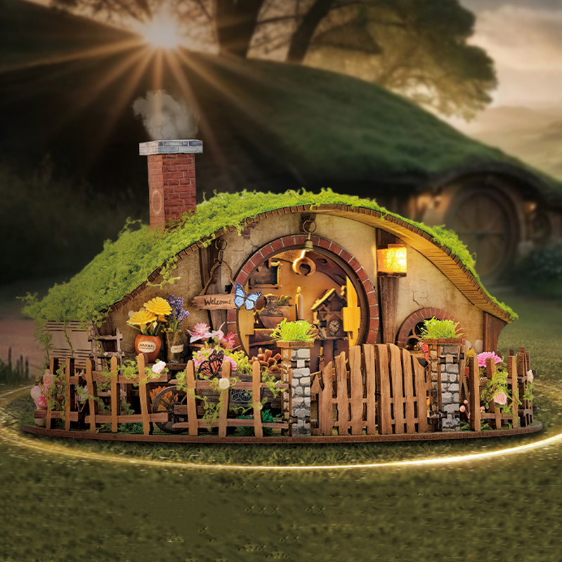 Woodworking Kits For Kids - Wooden DIY Magic Ring Dollhouse with