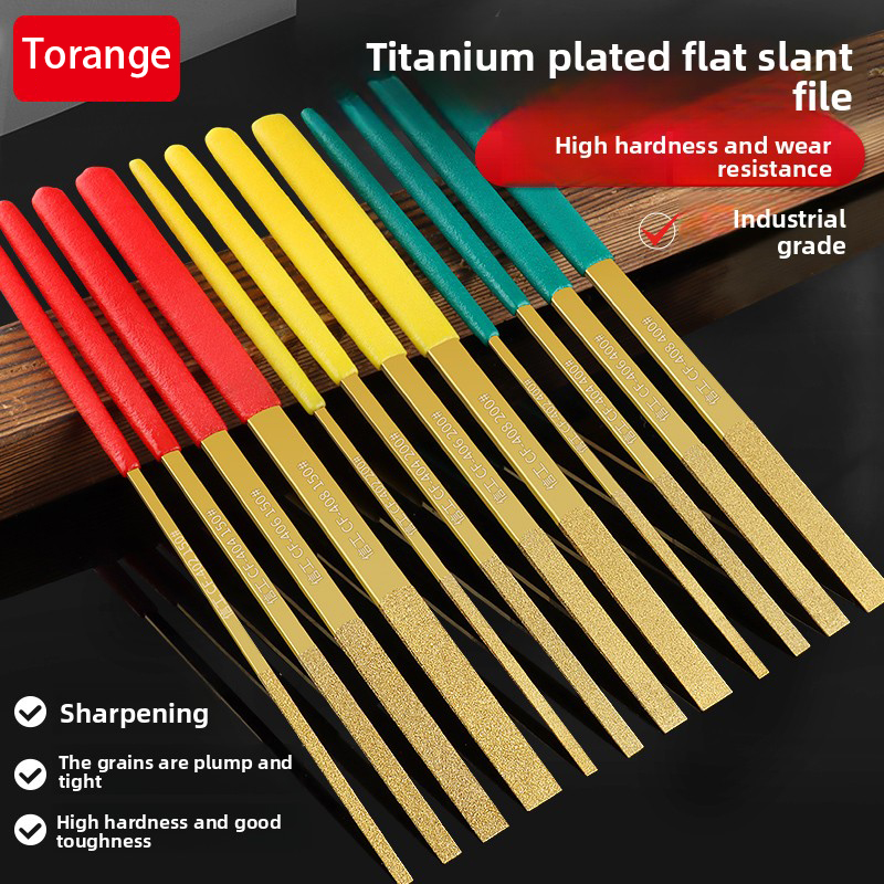 Woodworking Hacks - Titanium Plated Diamond File, Ultra-thin Flat