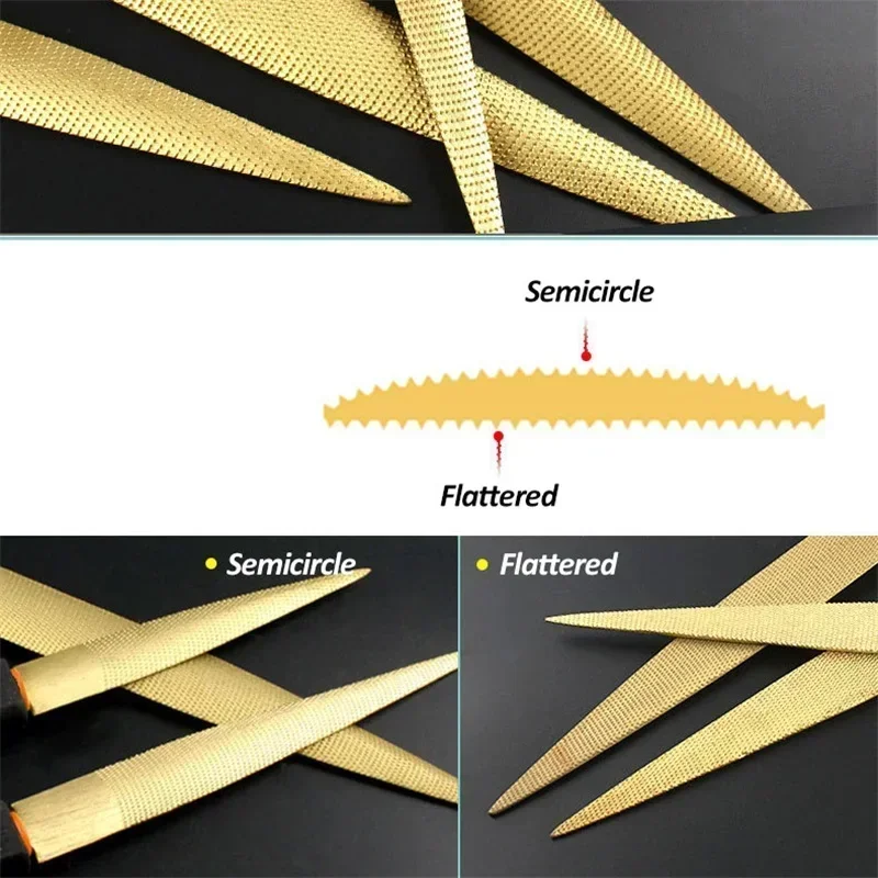 1PC Golden Tapered Rasp Wood F - Woodworking Rasps And Files recensione e prezzo