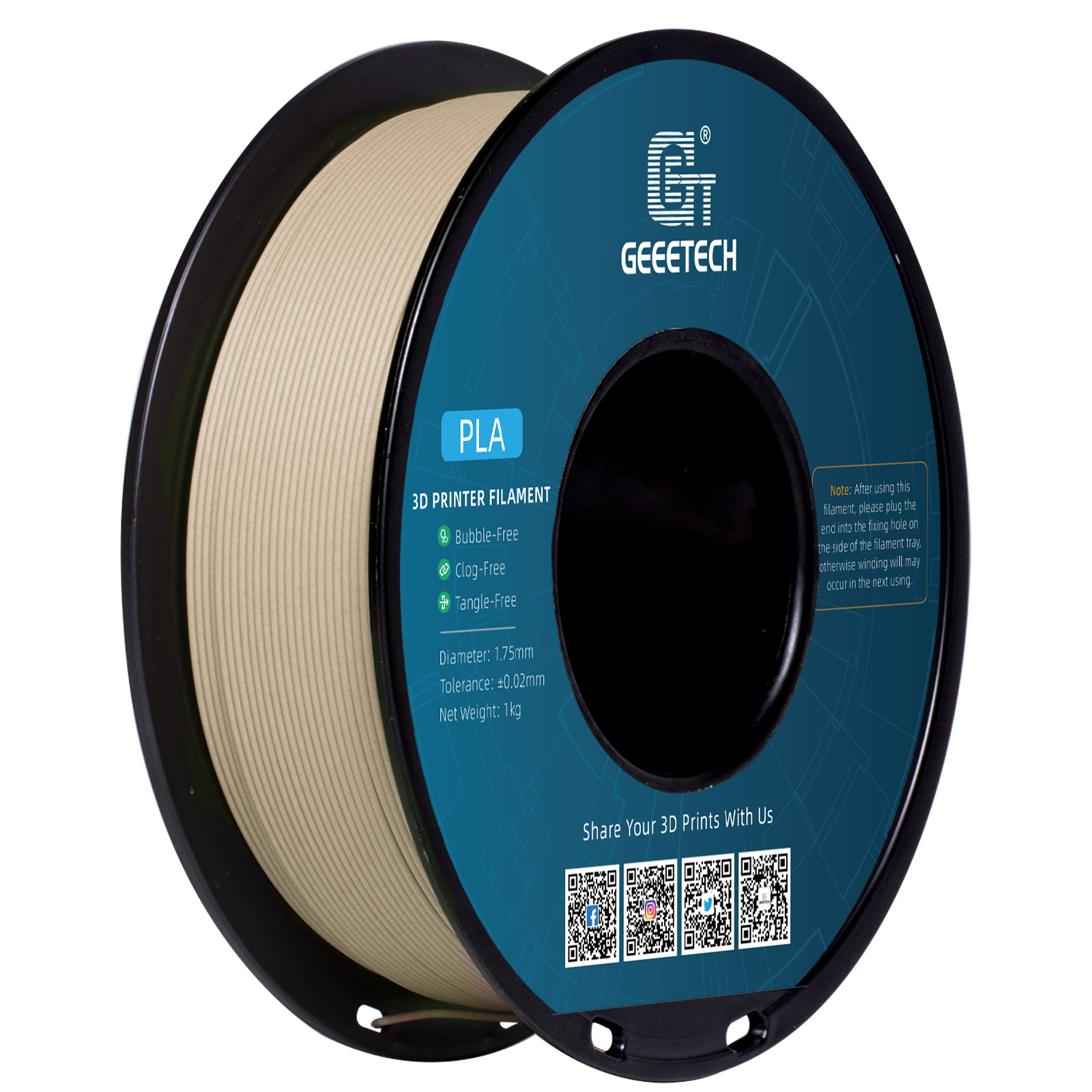 Geeetech Wood PLA 1kg 1.75mm F - Woodworking Vacuum Press recensione e prezzo