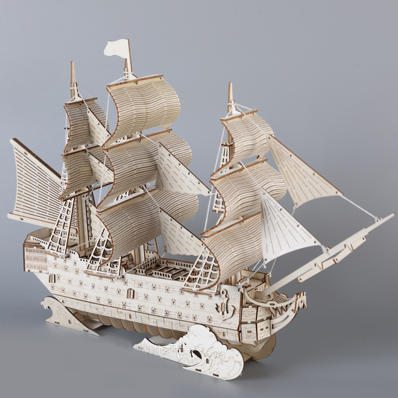 DIY 3D Wooden Puzzles HMS Vict - Woodworking Kits For Kids recensione e prezzo
