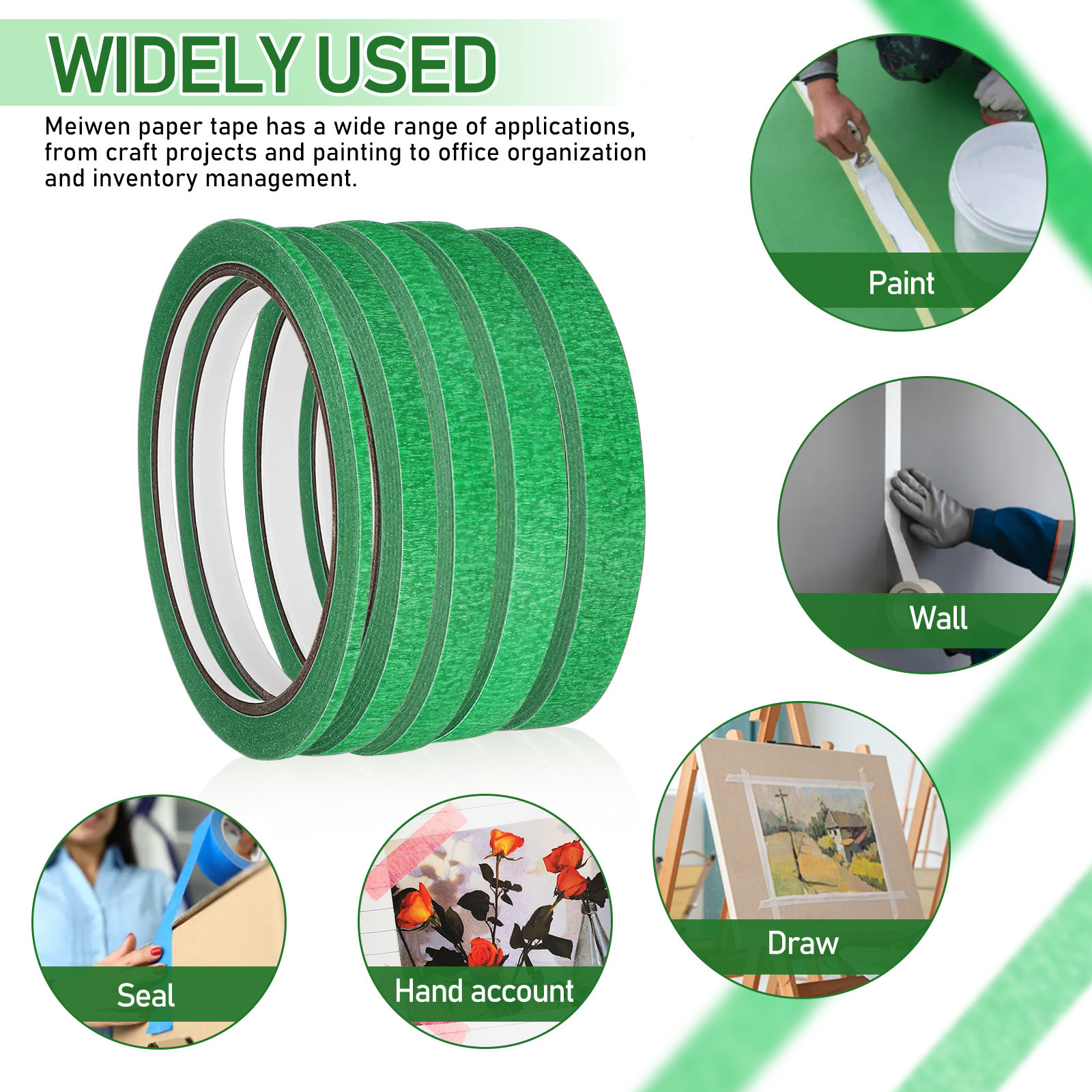 5 Rolls Painting Tapes Set Pap - Woodworking Easy Projects recensione e prezzo
