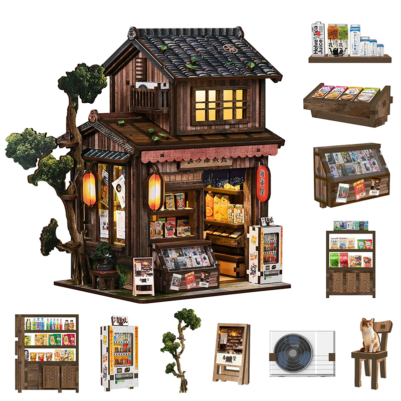 DIY Wooden Kasuga Grocery Stor - Woodworking Kits For Kids recensione e prezzo