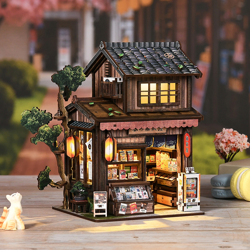 DIY Wooden Kasuga Grocery Stor - Woodworking Kits For Kids recensione e prezzo