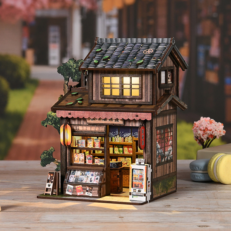 DIY Wooden Kasuga Grocery Stor - Woodworking Kits For Kids recensione e prezzo