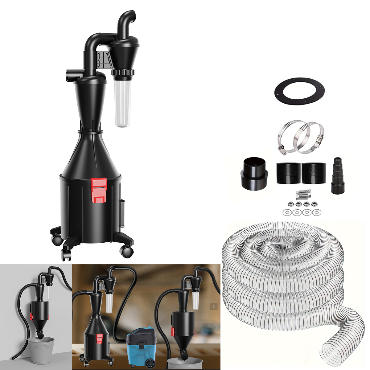 Cyclone Separation Vacuum Clea - Woodworking Vacuum System recensione e prezzo