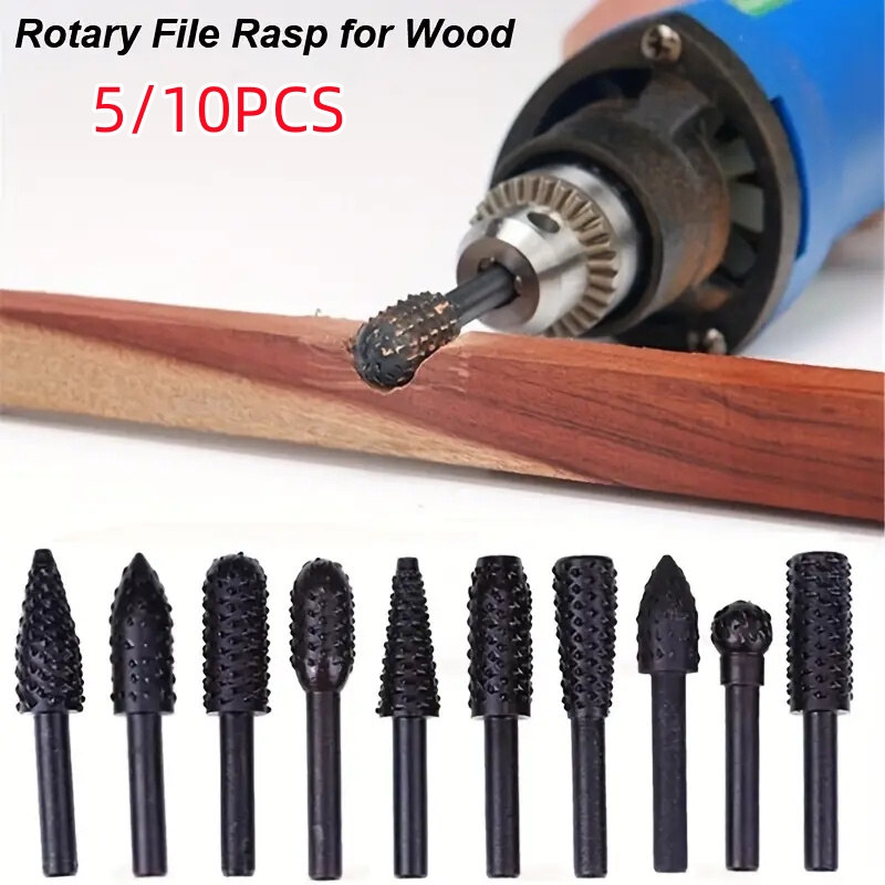 5PCS/10PCS 6mm Shank Rotary Bu - Woodworking Rasps And Files recensione e prezzo