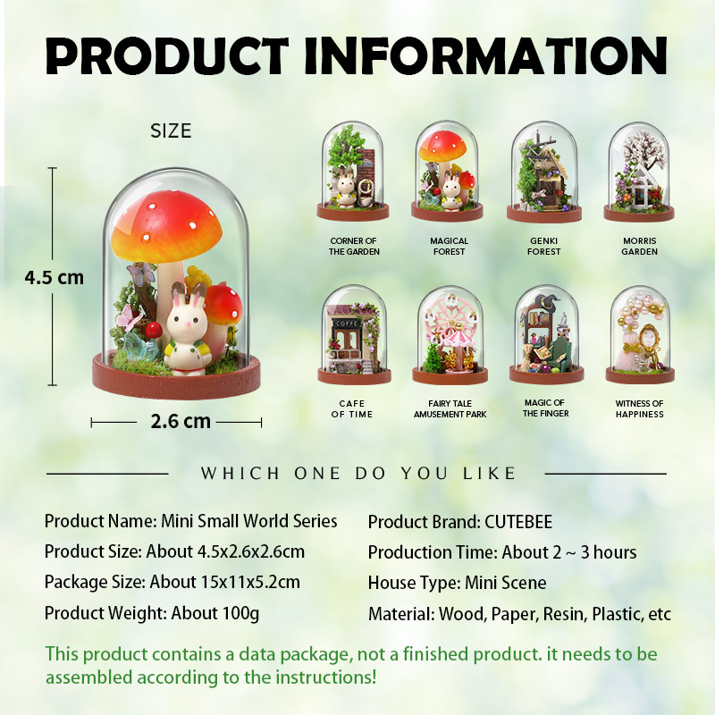 Cutebee DIY DollHouse Wooden D - Woodworking Kits For Kids recensione e prezzo