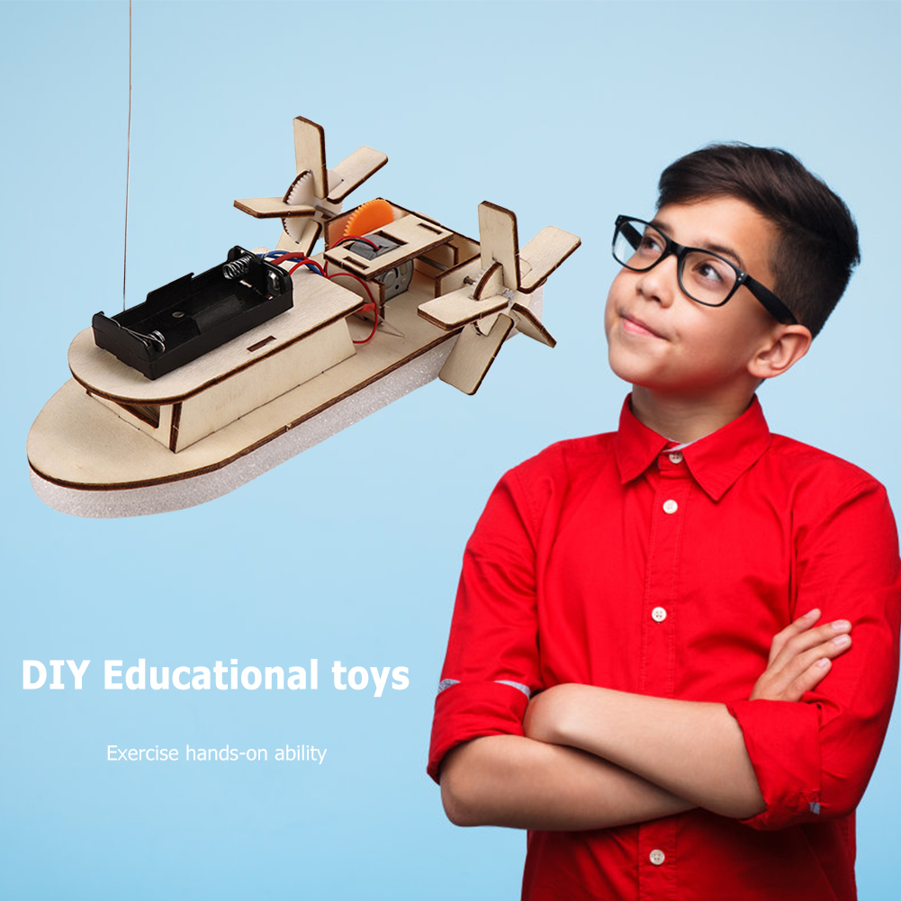 DIY Boat Model Science Toys Ki - Woodworking Kits For Kids recensione e prezzo