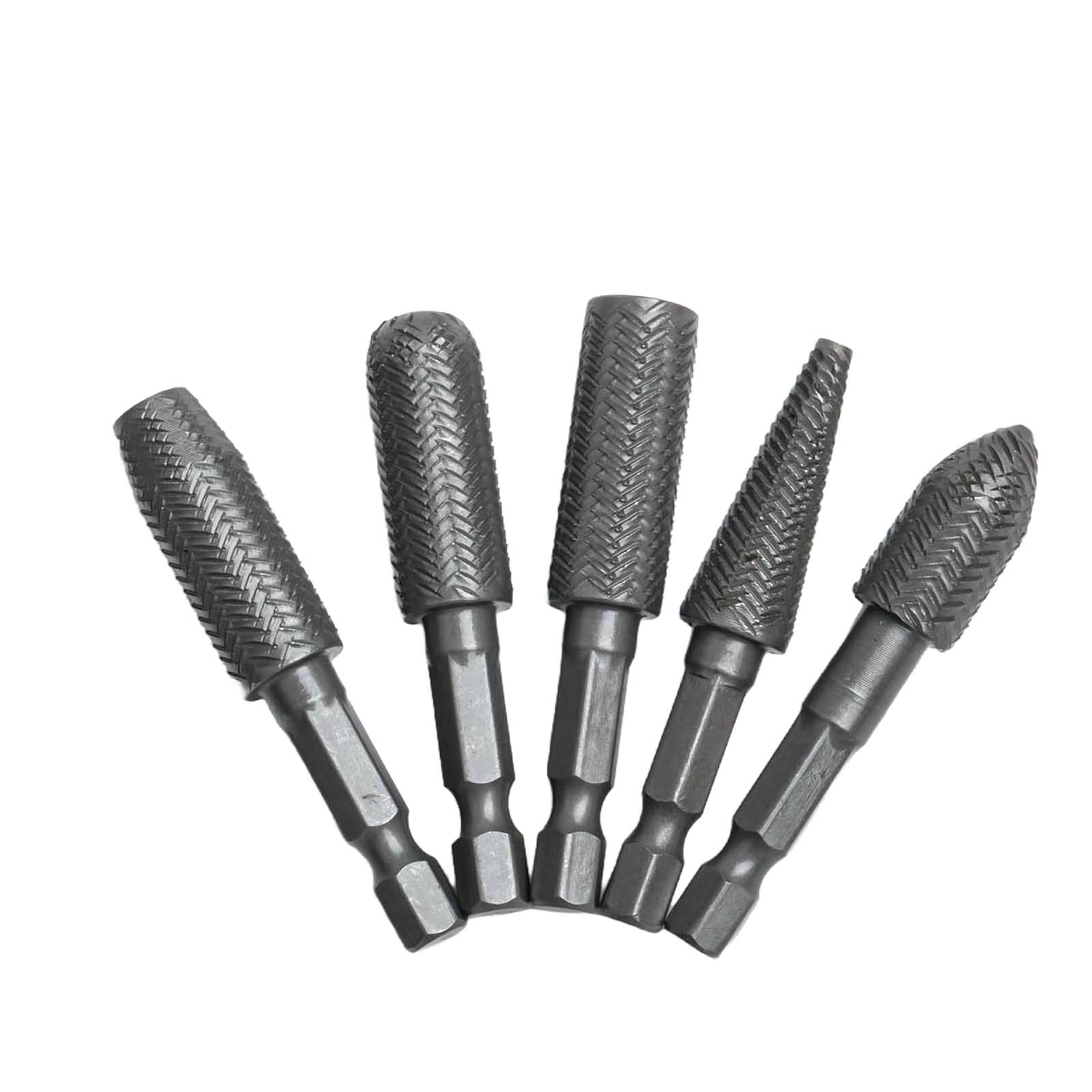 5Pcs Rotary Rasp 1/4inch Hex S - Woodworking Rasps And Files recensione e prezzo