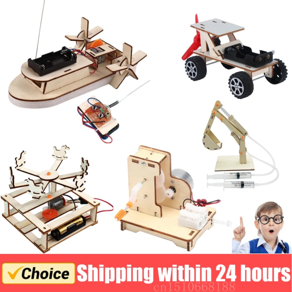 DIY Boat Model Science Toys Ki - Woodworking Kits For Kids recensione e prezzo