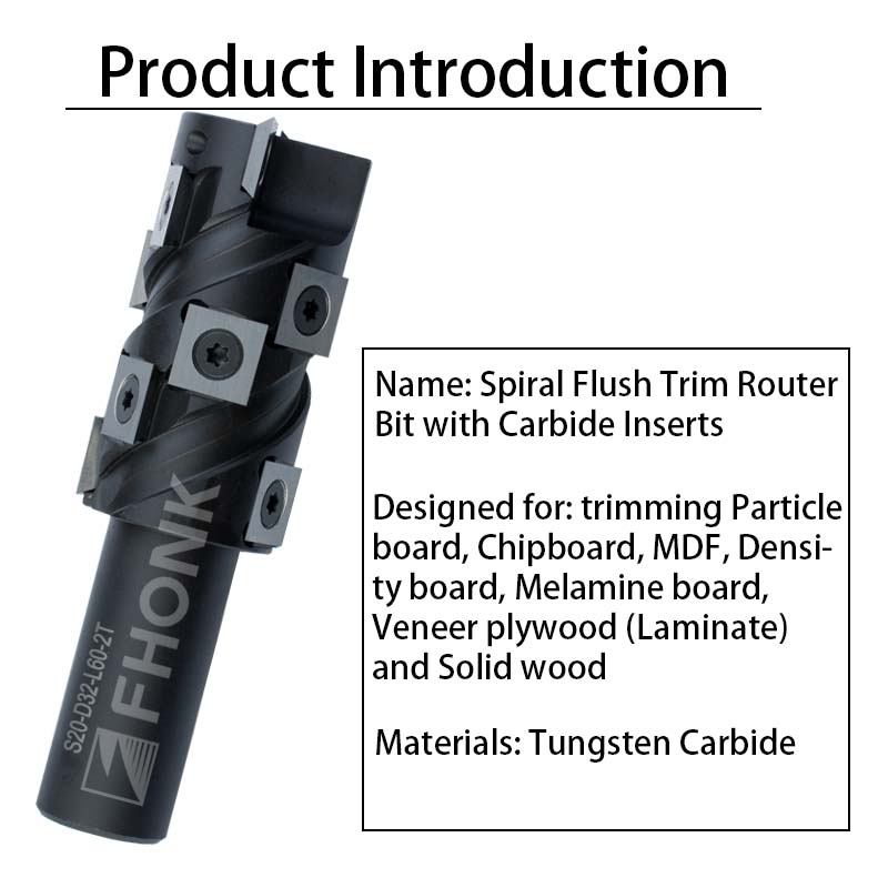 20mm Shank Flush Trim Router B - Woodworking Router recensione e prezzo