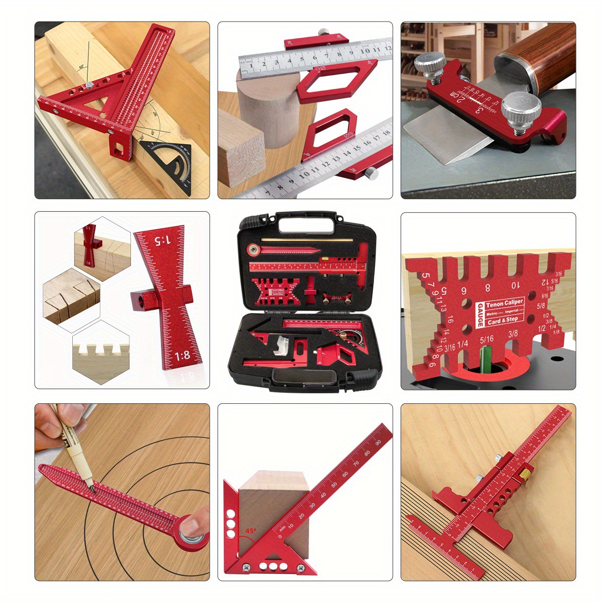 10-Piece Carpentry Measuring T - Woodworking Plans Free recensione e prezzo