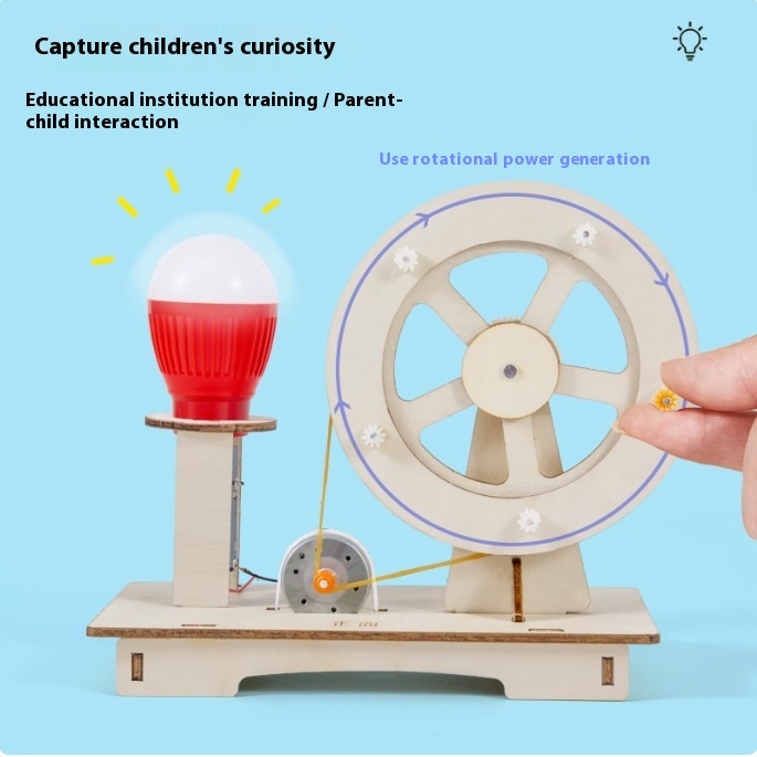 DIY Wooden Hand Generator Kids - Woodworking Kits For Kids recensione e prezzo