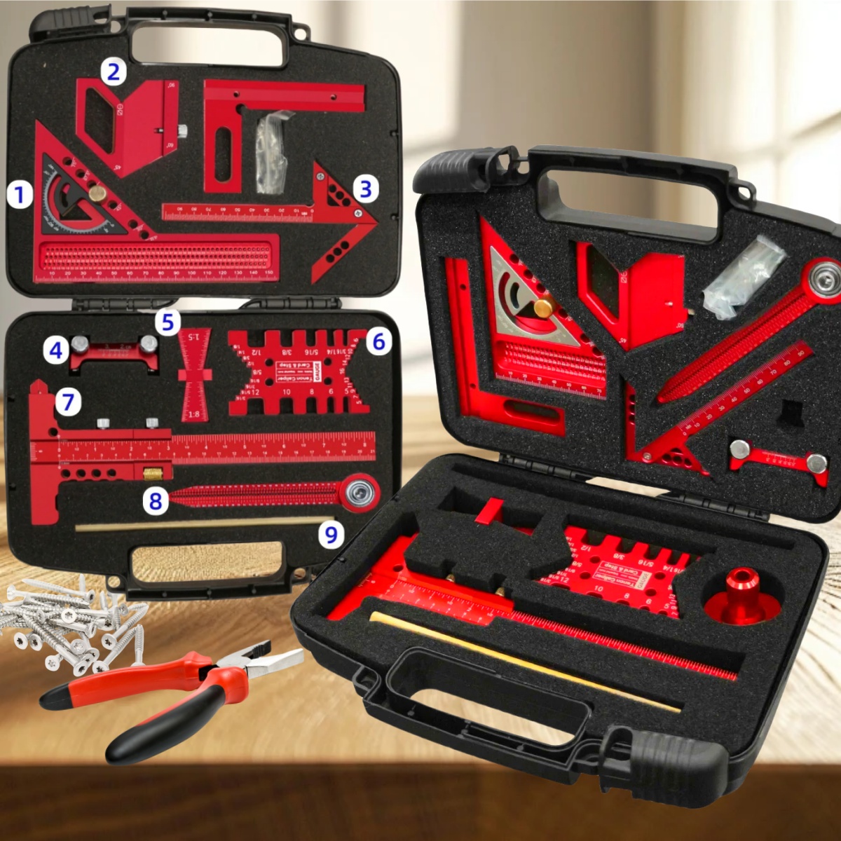 9pcs/10pcs Woodworking Measuri - Woodworking Plans Free recensione e prezzo