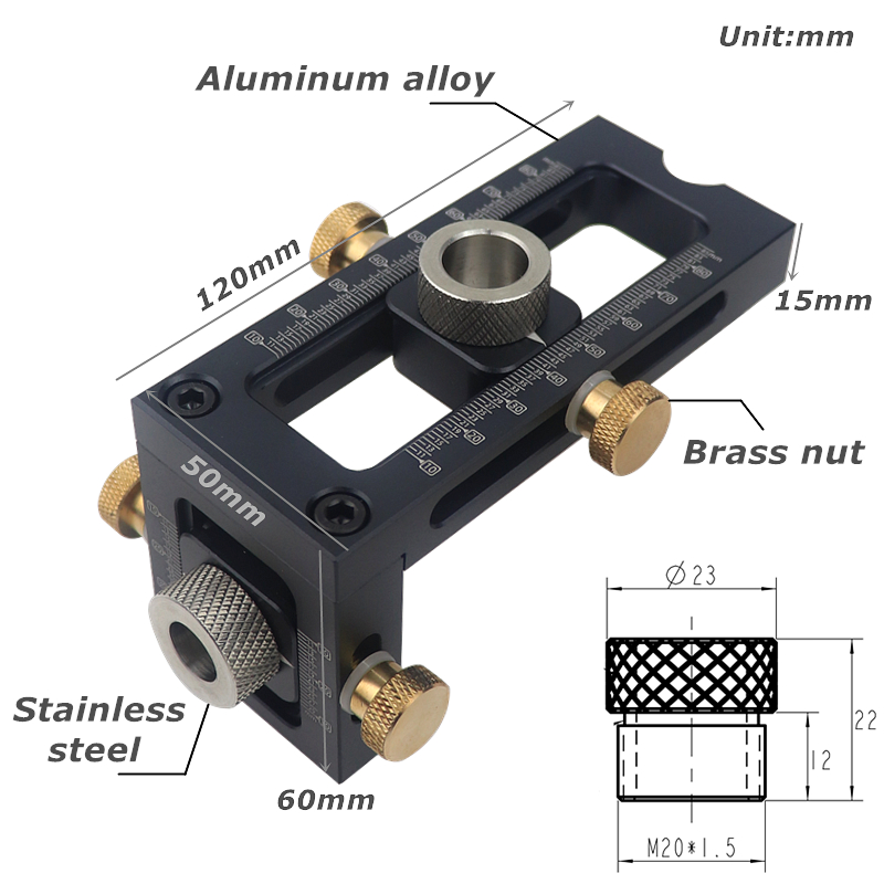 2 in 1 Doweling Jig Kit Drill  - Woodworking Kits For Kids recensione e prezzo