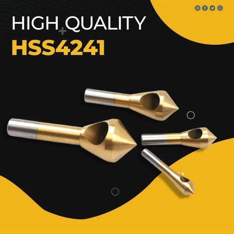 4pc HSS Chamfer Internal Chip  - Woodworking Hacks recensione e prezzo