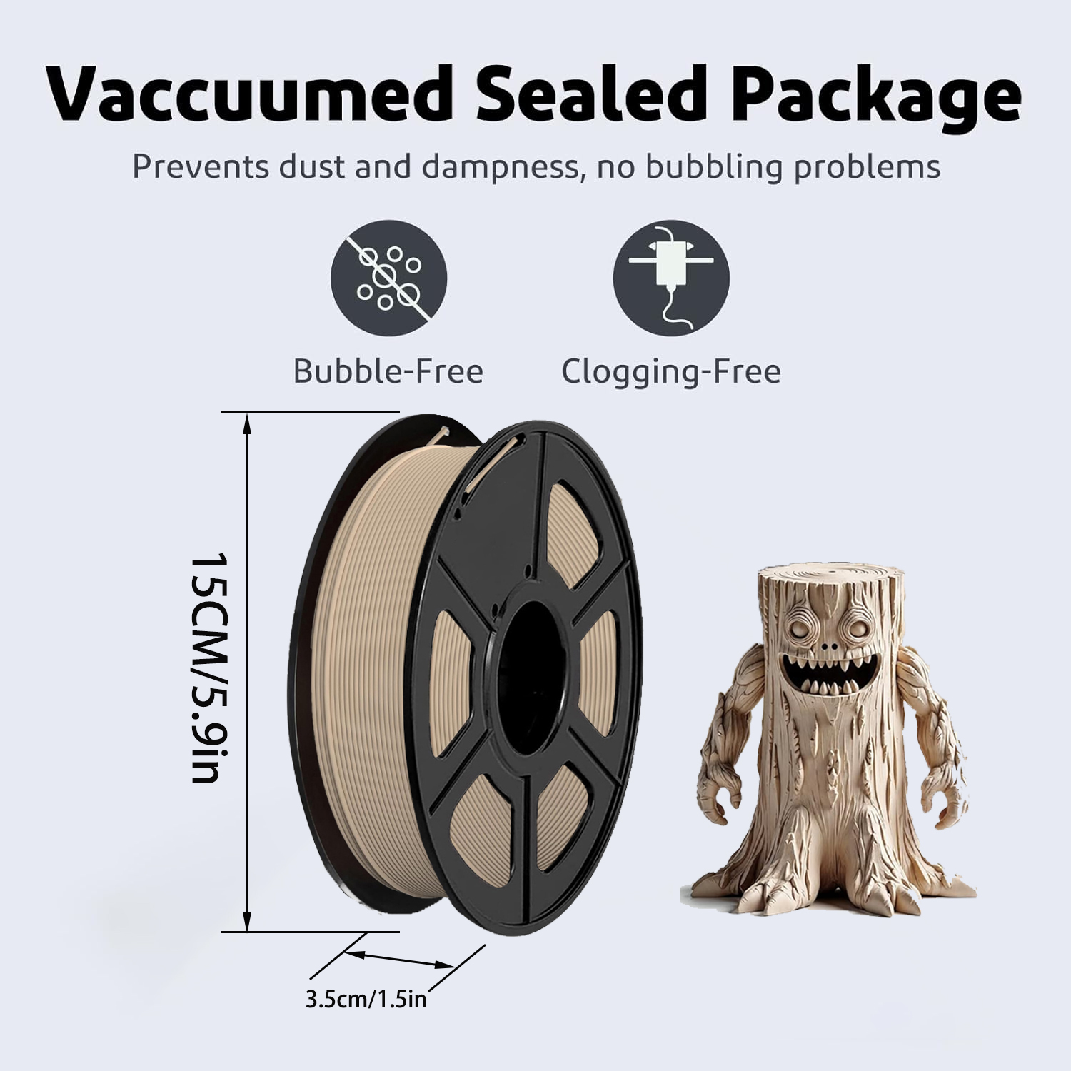 1.75mm Wood PLA 3D Printing Fi - Woodworking Vacuum Press recensione e prezzo