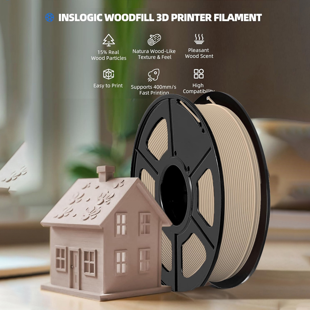 1.75mm Wood PLA 3D Printing Fi - Woodworking Vacuum Press recensione e prezzo