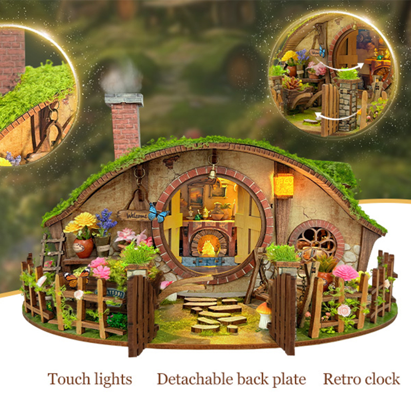 Wooden DIY Magic Ring Dollhous - Woodworking Kits For Kids recensione e prezzo