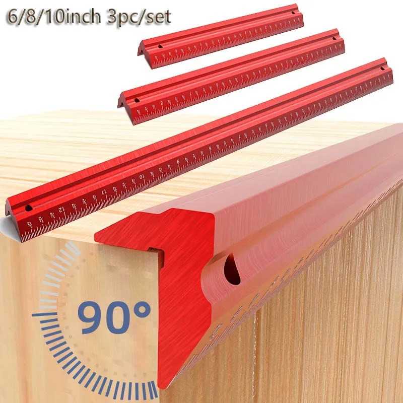 V-shaped ruler aluminum alloy  - Woodworking Plans Free recensione e prezzo