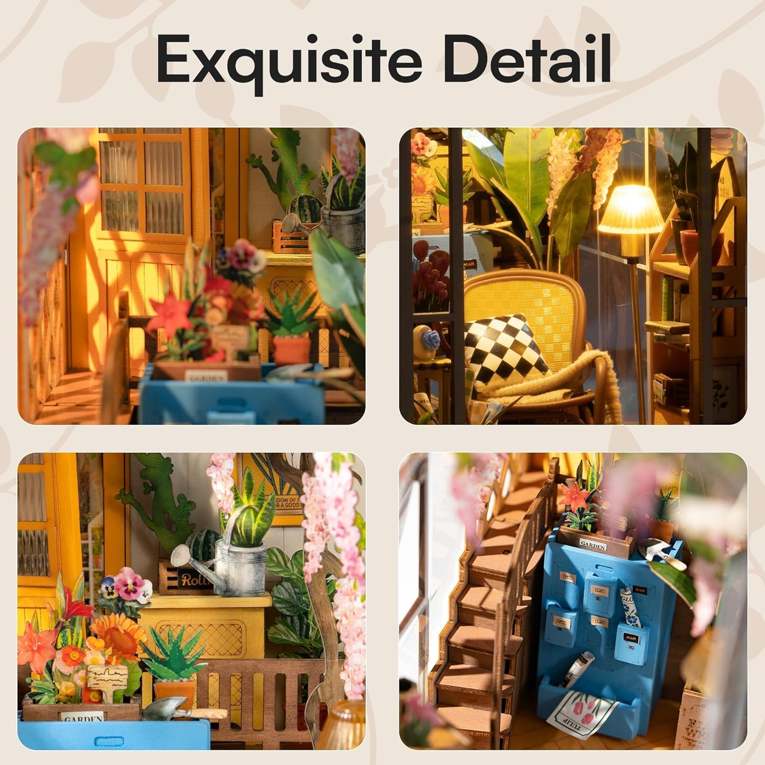 Rolife Gardenhouse Book Nook D - Woodworking Kits For Kids recensione e prezzo