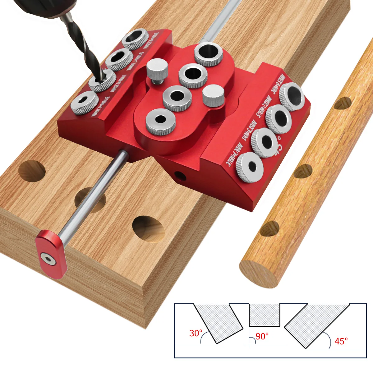 30/45/90 Degree Alloy Degree A - Woodworking Hacks recensione e prezzo