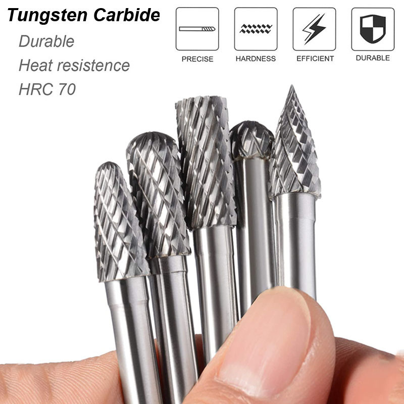 Tungsten Carbide Burrs Set 6mm - Woodworking Rasps And Files recensione e prezzo