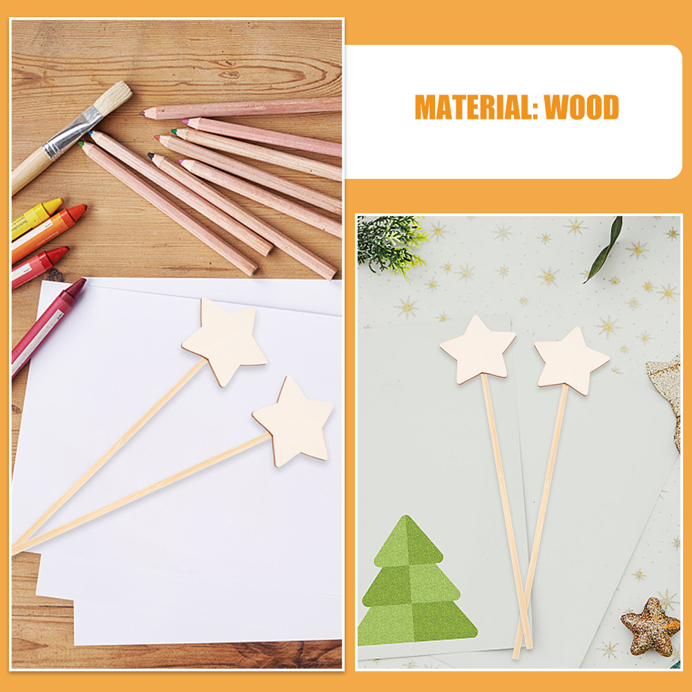 10 Pcs Star Wand Princess Fair - Woodworking Kits For Kids recensione e prezzo