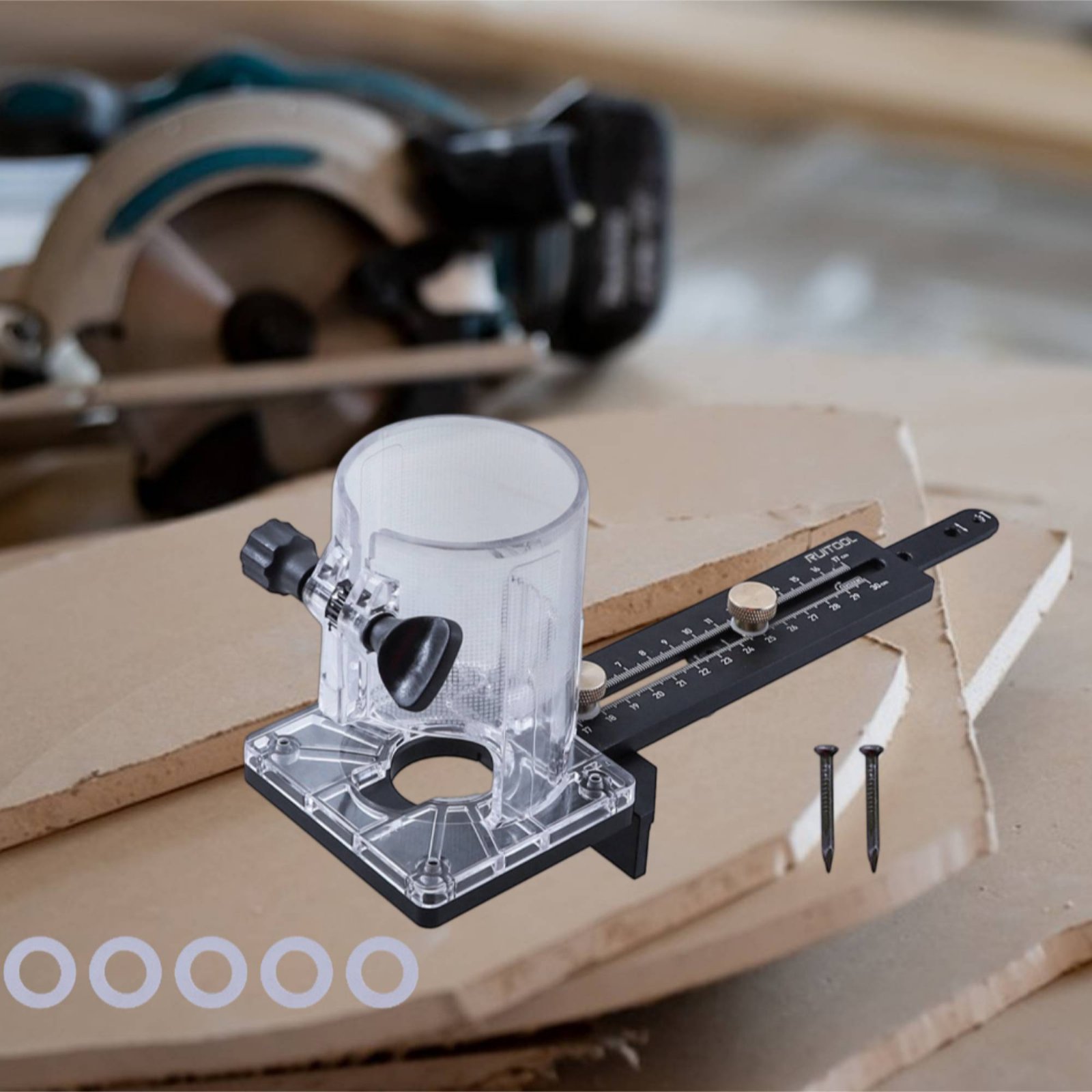 Router Circle Cutting Jig Mult - Woodworking Router recensione e prezzo