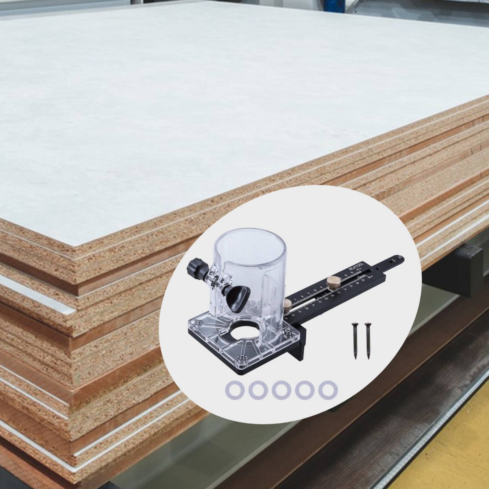 Router Circle Cutting Jig Mult - Woodworking Router recensione e prezzo
