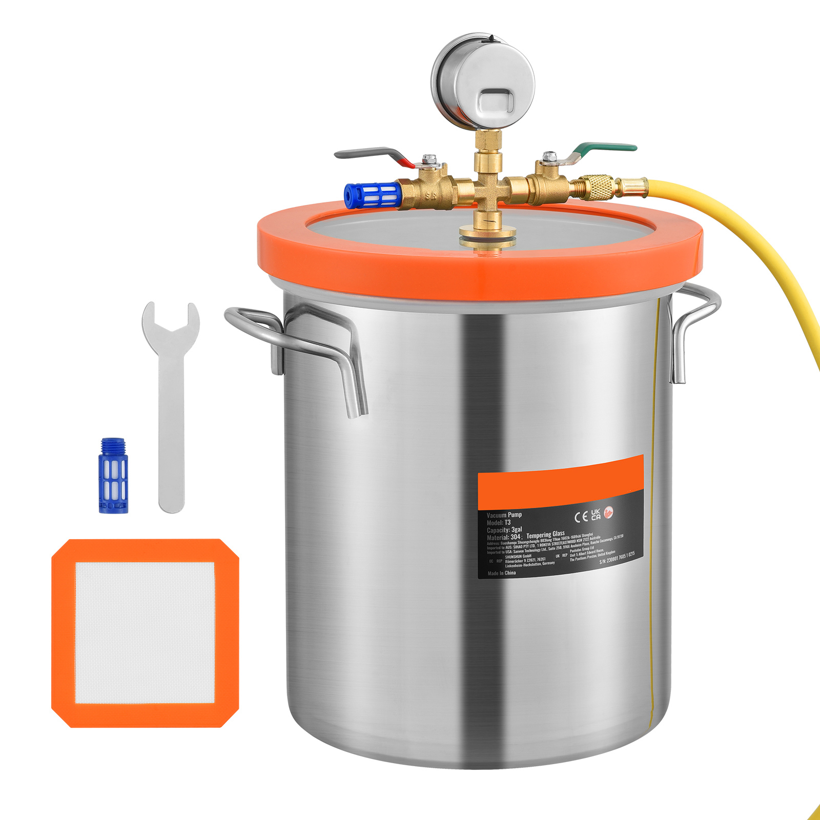 SucceBuy 3/5 Gal Upgraded Temp - Woodworking Vacuum Press recensione e prezzo