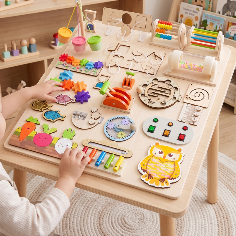 Premium Montessori Busy Board  - Woodworking Kits For Kids recensione e prezzo