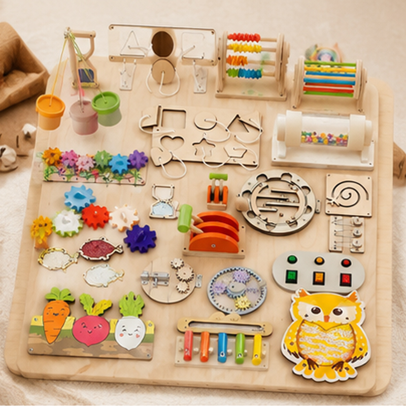 Premium Montessori Busy Board  - Woodworking Kits For Kids recensione e prezzo