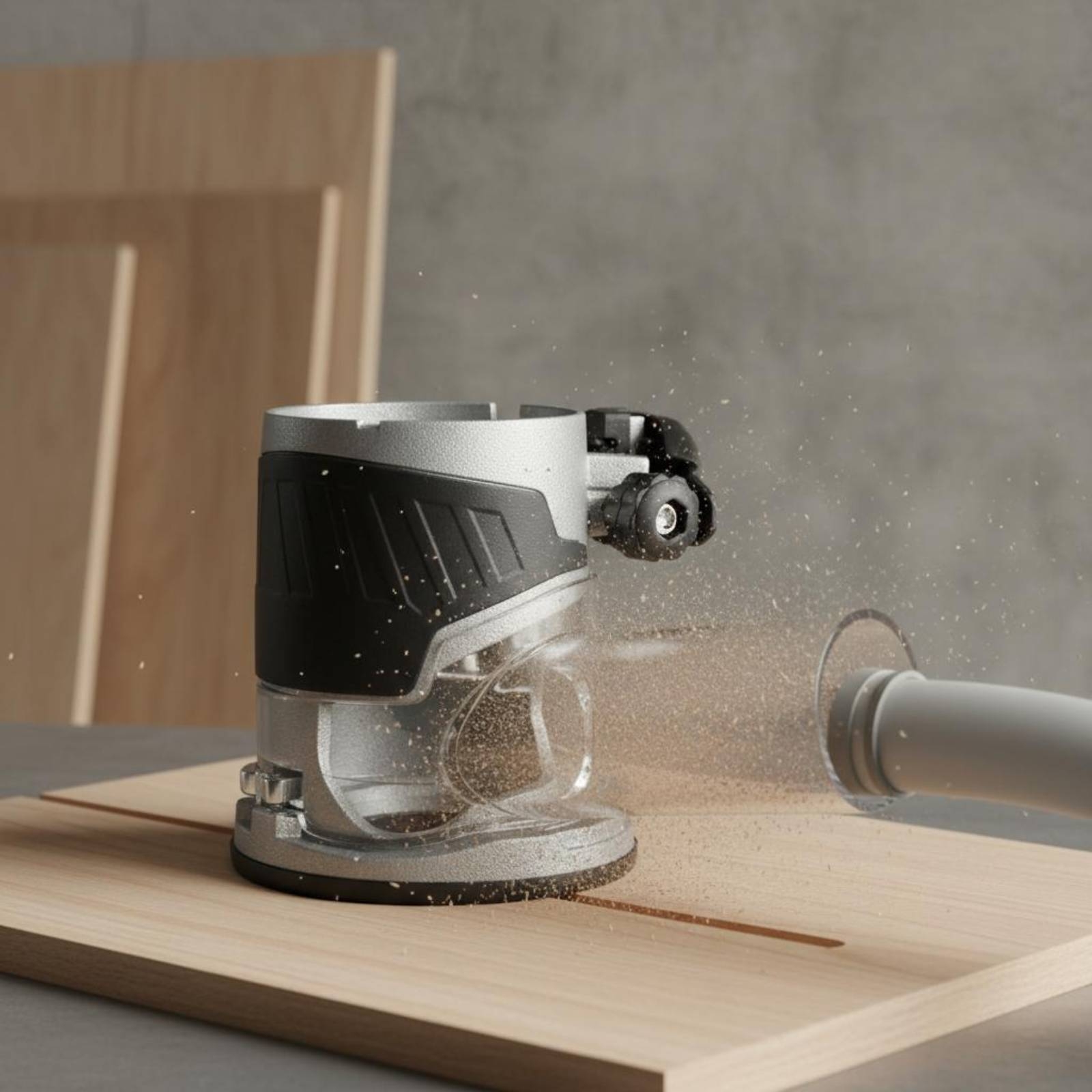 Transparent Router Dust Hood W - Woodworking Router recensione e prezzo